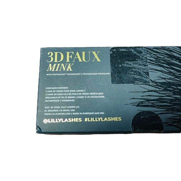 Lilly lashes 3D faux mink eyelashes style "NYC" false lashes vegan cosmetics NEW - Picture 5 of 10